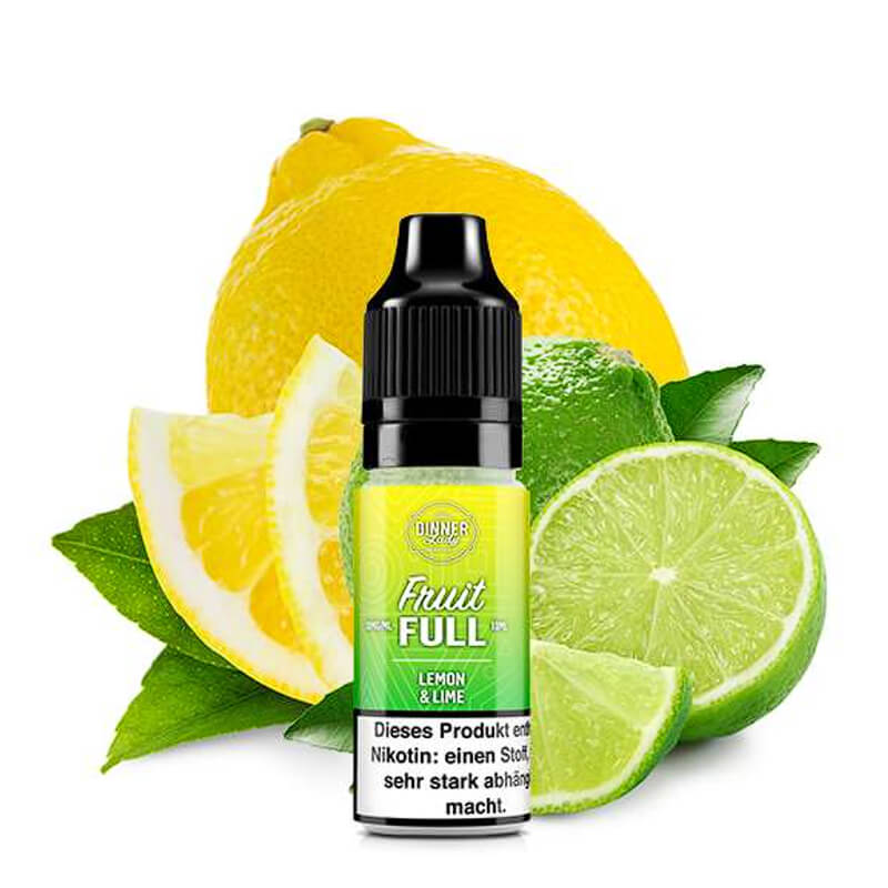 Dinner Lady Nikotinsalz FRUIT FULL Lemon Lime