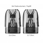 (3x) VOOPOO Argus Pod Topfill