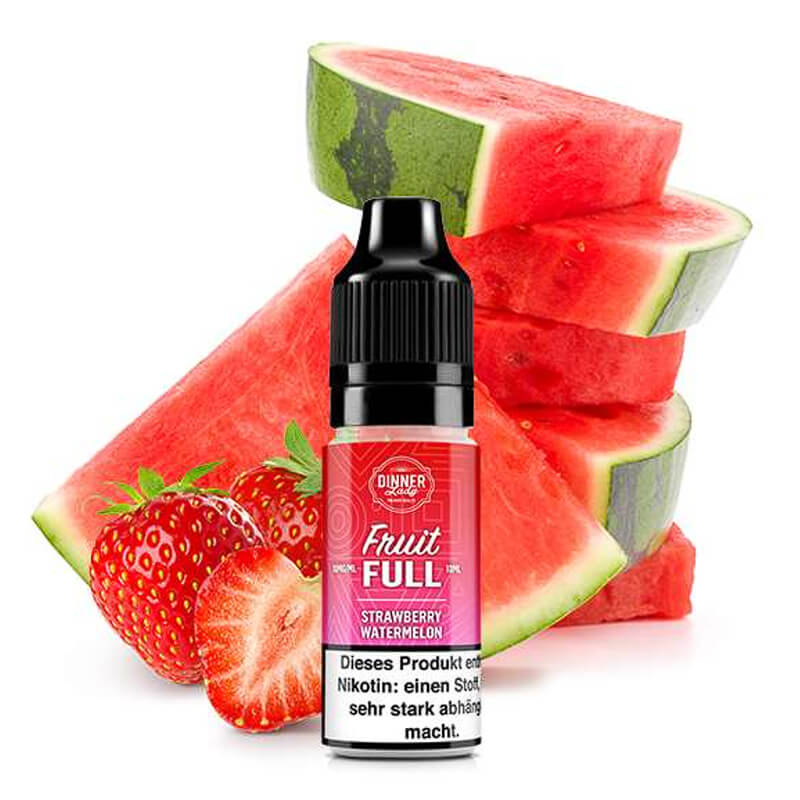 Dinner Lady Nikotinsalz FRUIT FULL Strawberry Wate...