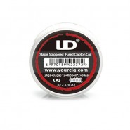 (10x) UD Prebuilt Kanthal A1 Staple Staggered Fuse...