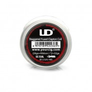 (10x) UD Prebuilt SS316L Staggered Fused Clapton C...