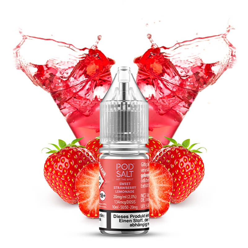 Pod Salt XTRA Sweet Strawberry Lemonade Nikotinsal...