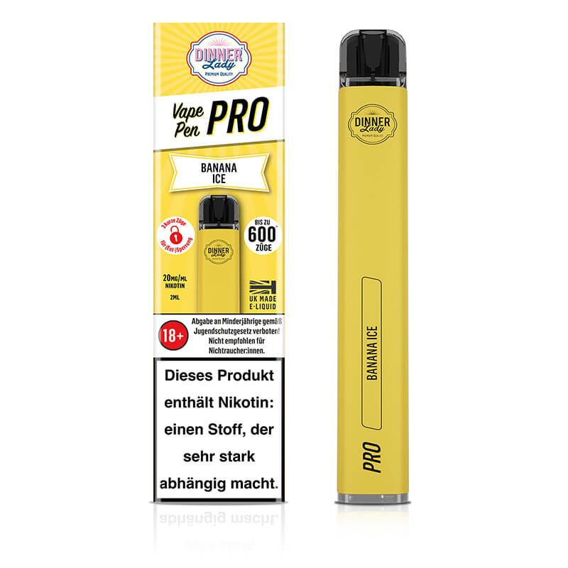 Dinner Lady Vape Pen Pro Banana Ice