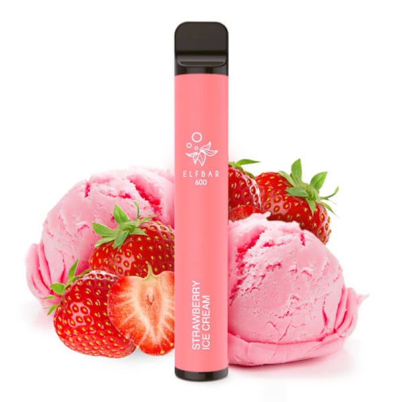 Elf Bar 600 Strawberry Ice Cream