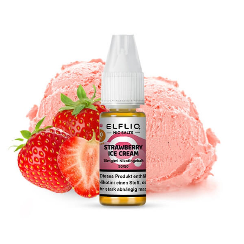 Elf Bar ELFLIQ Strawberry Ice Cream Nikotinsalz