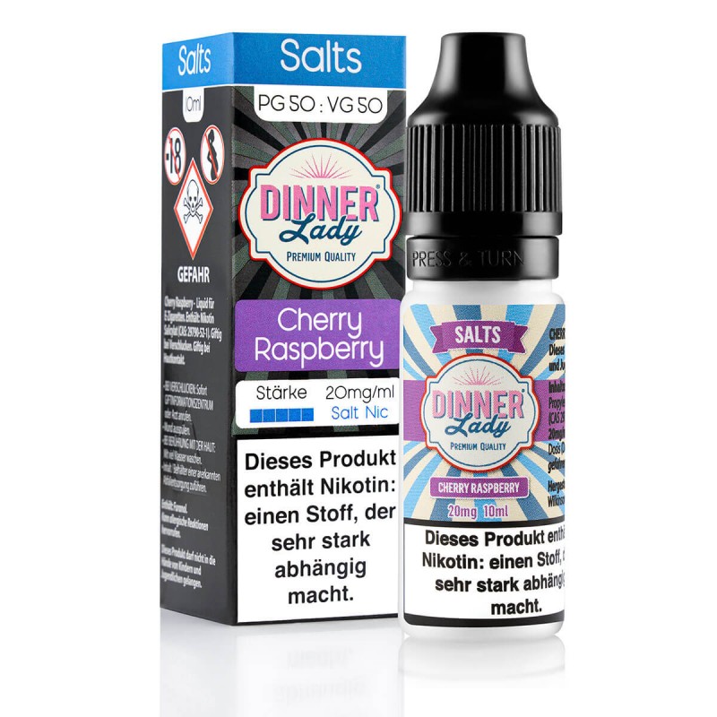 Dinner Lady Nikotinsalz Cherry Raspberry (Berry Bl...