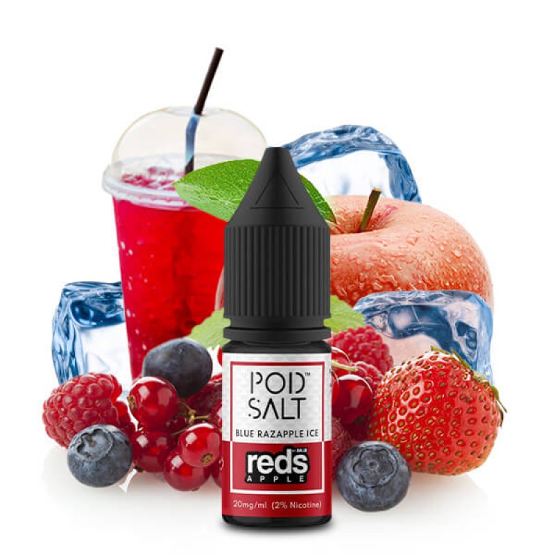 Pod Salt FUSION Reds Apple Blue Razapple Ice Nikot...