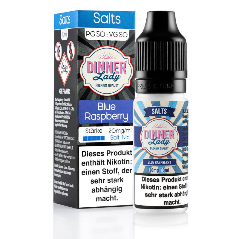 Dinner Lady Nikotinsalz Blue Raspberry (Purple Rai...