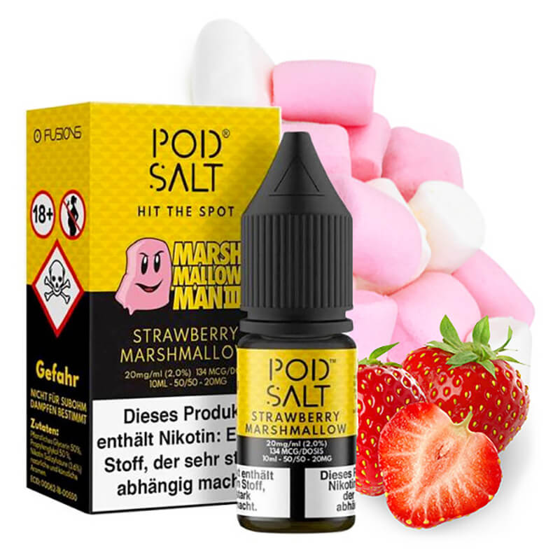 Pod Salt FUSION Marshmallow Man 3 Strawberry Marsh...