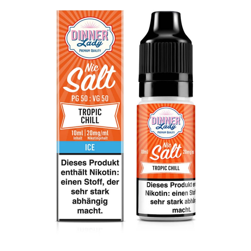 Dinner Lady Nikotinsalz Tropic Chill (Tropical Ice...