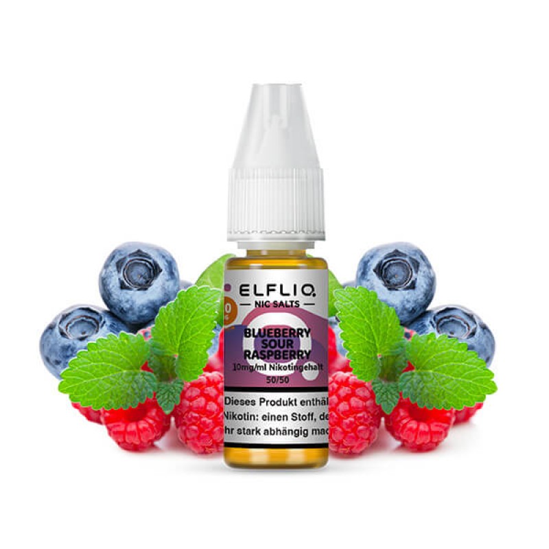 Elf Bar ELFLIQ Blueberry Sour Raspberry Nikotinsal...