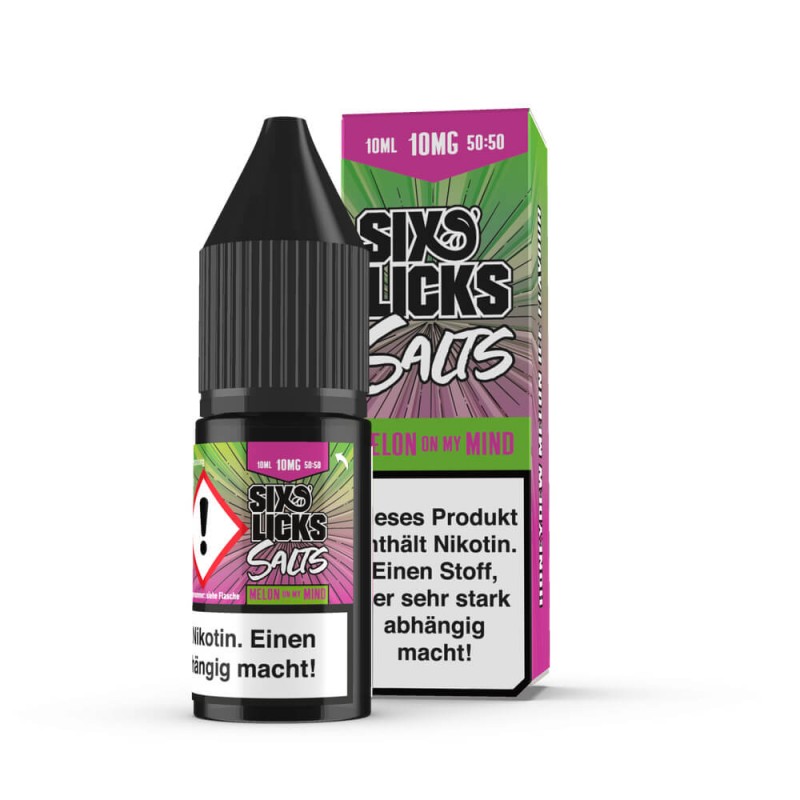 Six Licks Melon on my Mind Nikotinsalz