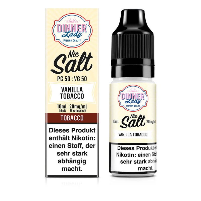 Dinner Lady Nikotinsalz Vanilla Tobacco