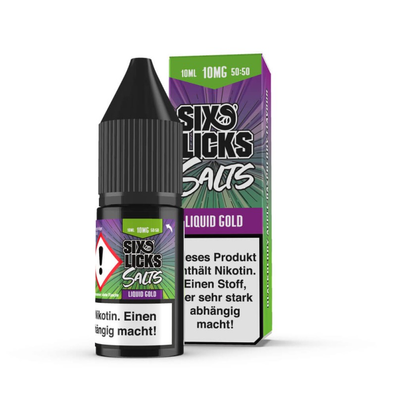 Six Licks Liquid Gold Nikotinsalz