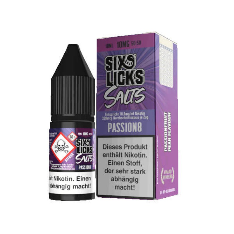 Six Licks Passion 8 Nikotinsalz