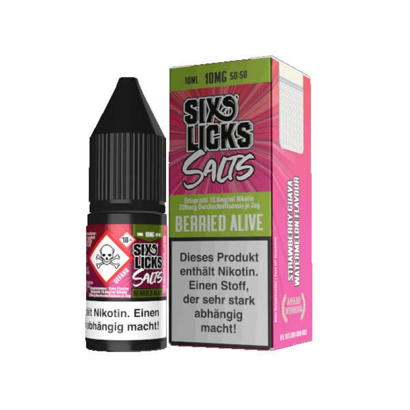 Six Licks Berried Alive Nikotinsalz