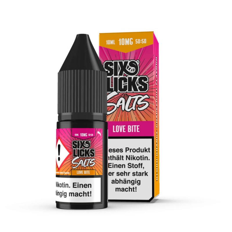 Six Licks Love Bite Nikotinsalz