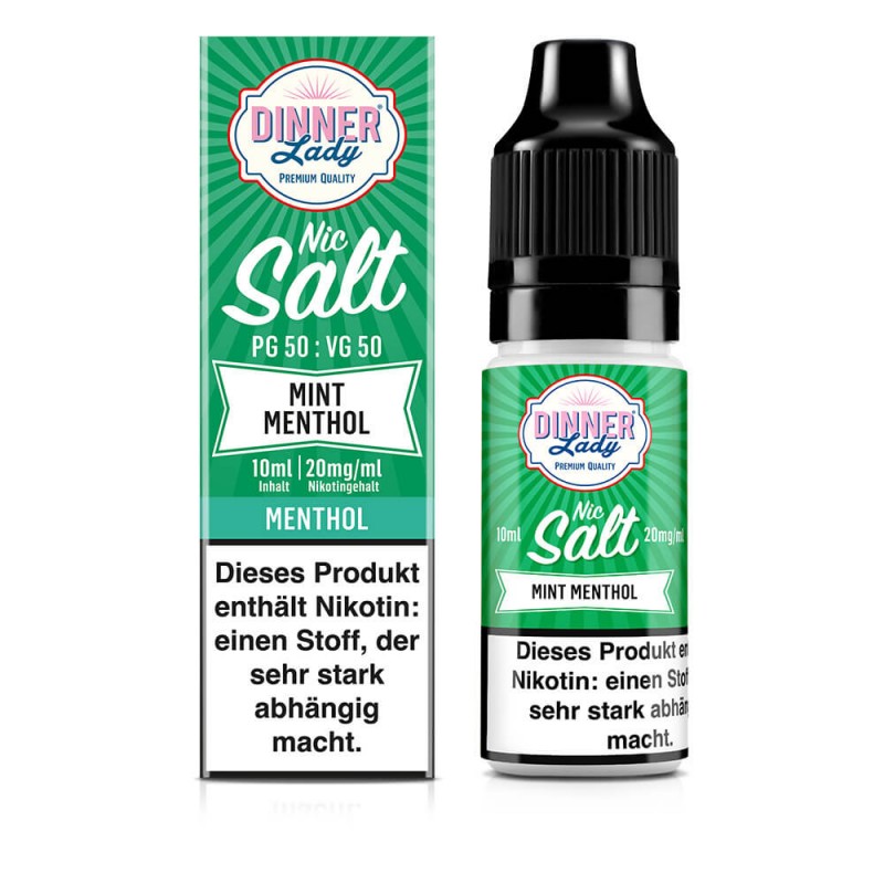 Dinner Lady Nikotinsalz Mint Menthol (Spearmint Me...