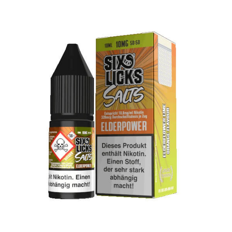 Six Licks Elderpower Nikotinsalz